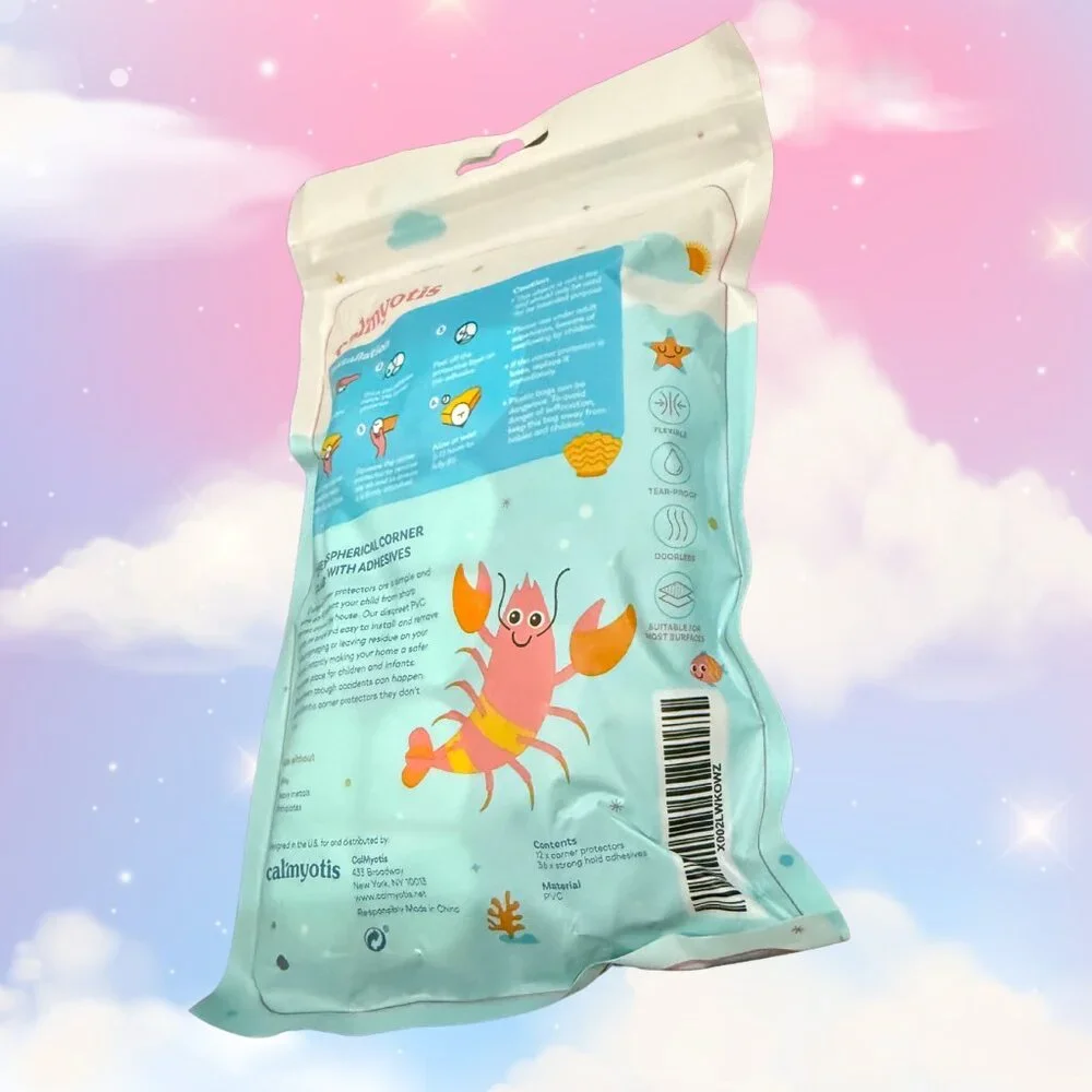 Baby Bundle: Bumkins Waterproof Bib + Calmyotis Corner Protectors (12 Pack)